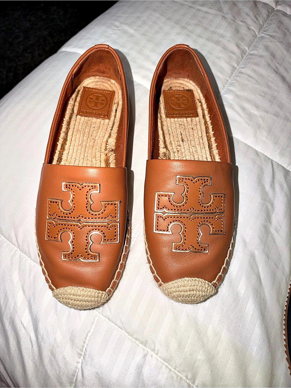 Tory Burch Ines Espadrille Brown Flats